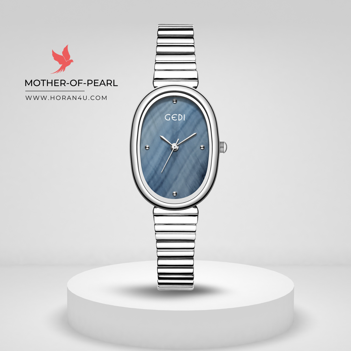 Goldie 52122 Bamboo-Joint Steel Strap Quartz Women’s Watch