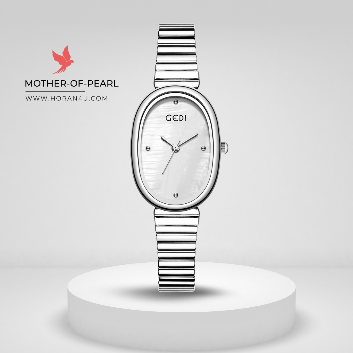 Goldie 52122 Bamboo-Joint Steel Strap Quartz Women’s Watch